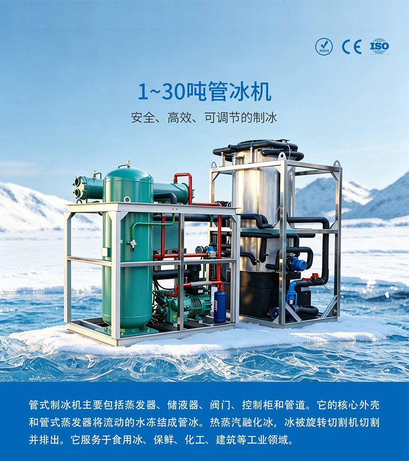 ISN-TB150管冰机_15吨管冰机_管冰制冰机