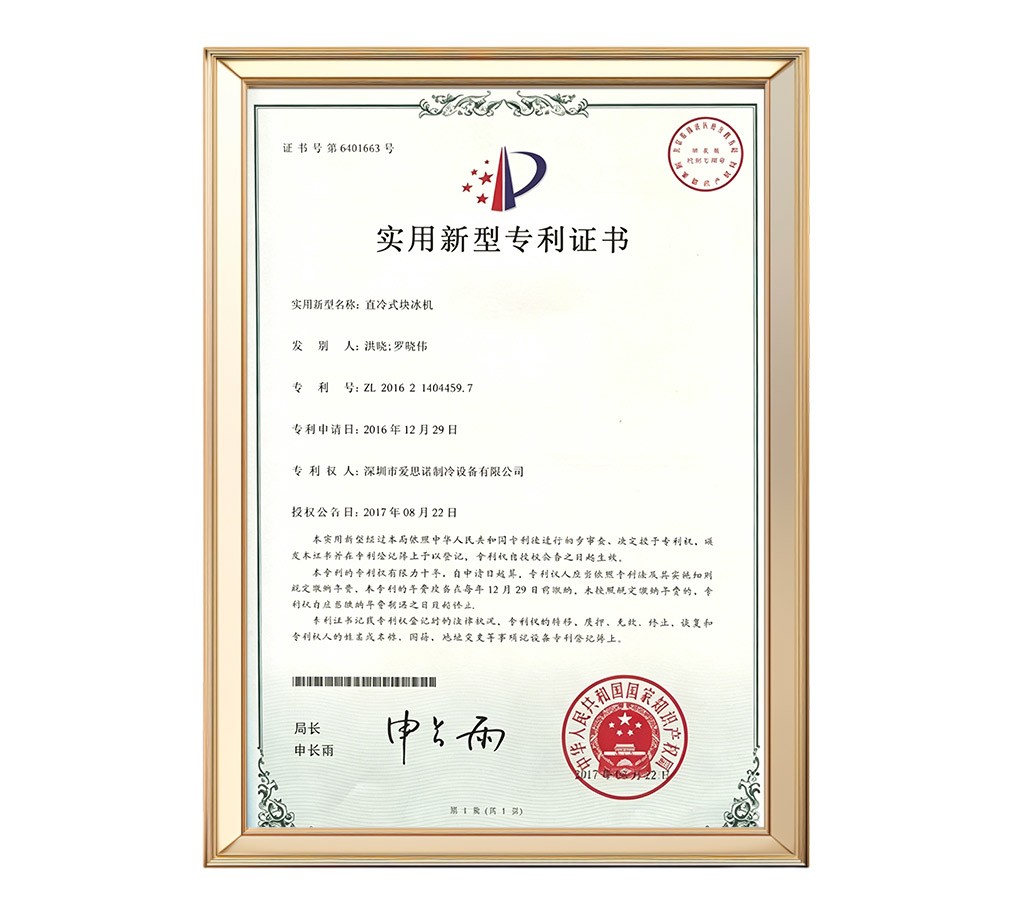 直冷式块冰机