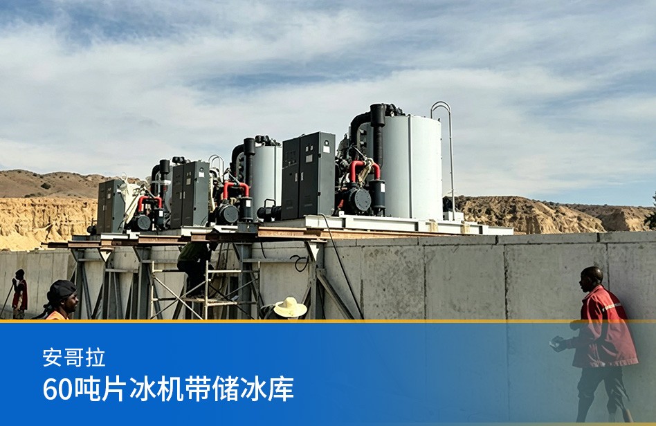 安哥拉-60 吨片冰机带储冰库
