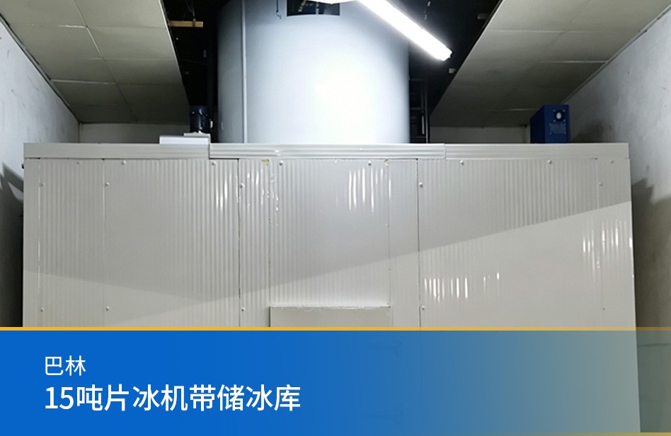 巴林-15吨片冰机带储冰库